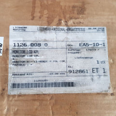 Liebherr pme1 monitor 6–8 pol compatible control panel 11260080