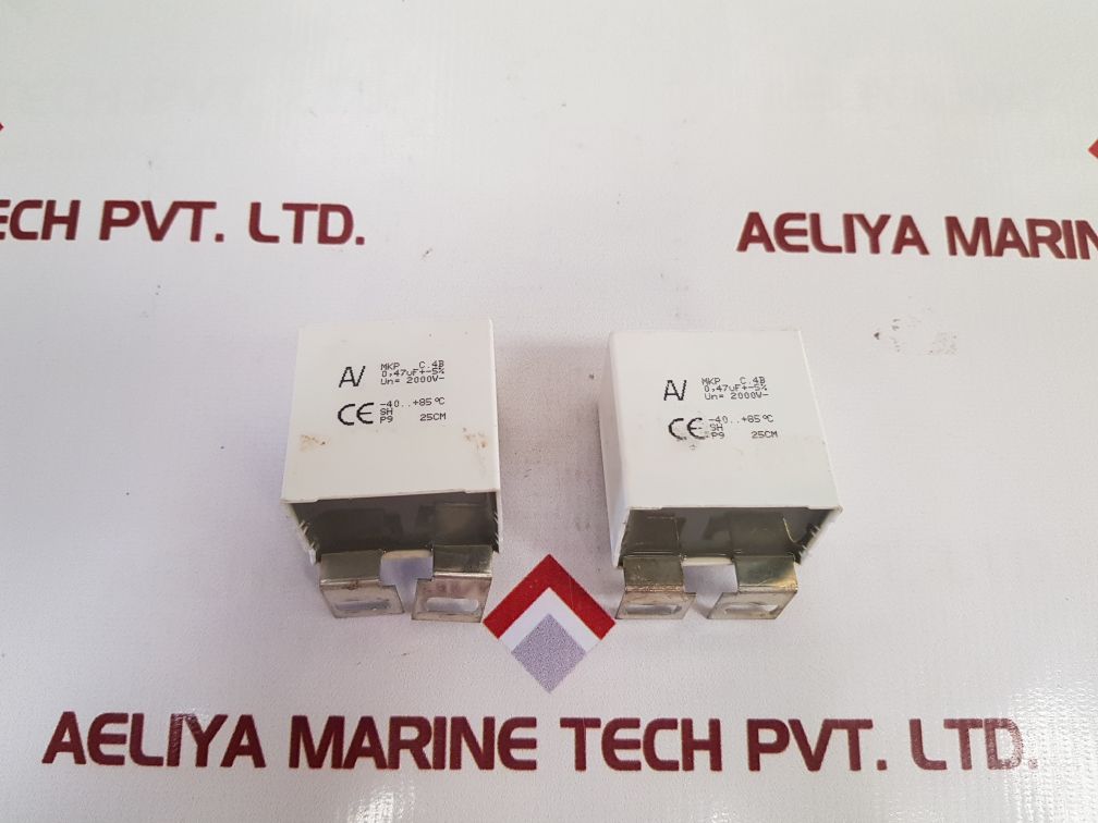 Set Of 9X Av Arcotronics Mkp C.4B Capacitor -40...+85°C