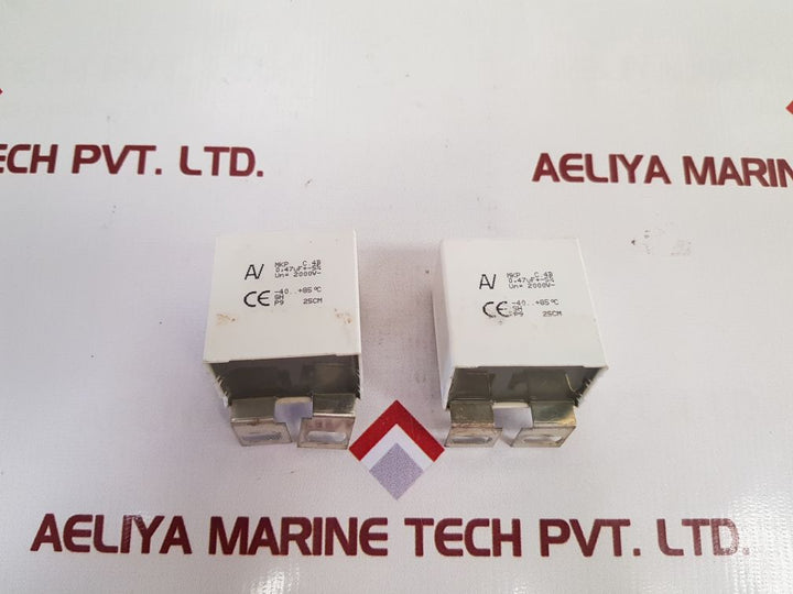 Set Of 9X Av Arcotronics Mkp C.4B Capacitor -40...+85°C