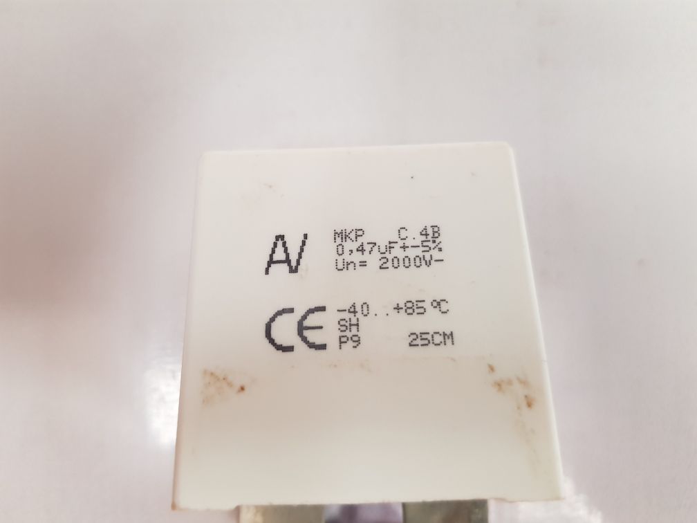 Set Of 9X Av Arcotronics Mkp C.4B Capacitor -40...+85°C