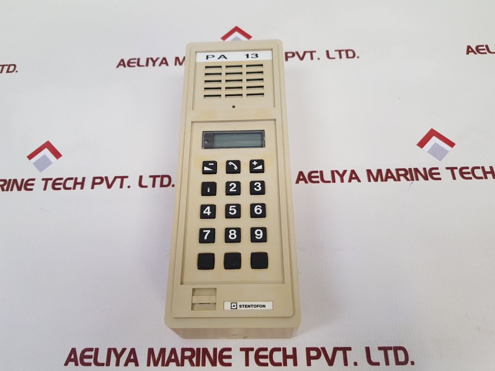 Zenitel Aa702 Wall Master Station With Display Rev.C