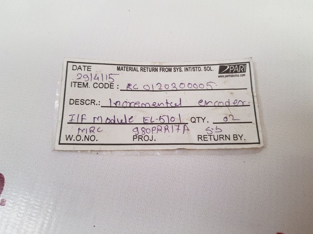 Beckhoff El5101 Incremental Encoder Interface