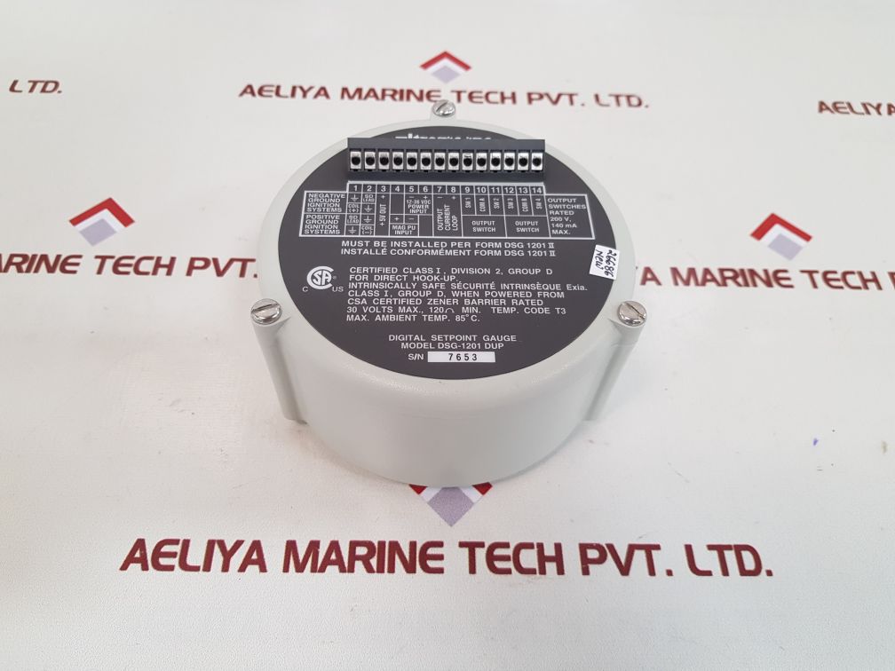 Altronic dsg-1201 dup digital setpoint gauge