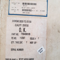 Basler electric be127 under voltage relay a3ea1ja0s5f