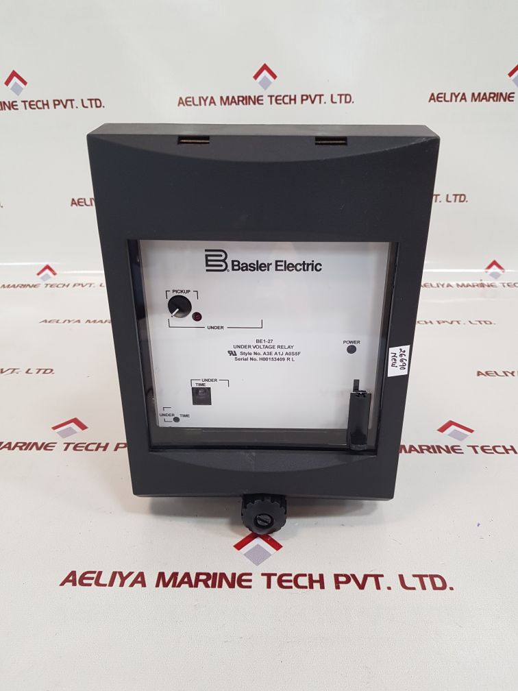 Basler electric be127 under voltage relay a3ea1ja0s5f