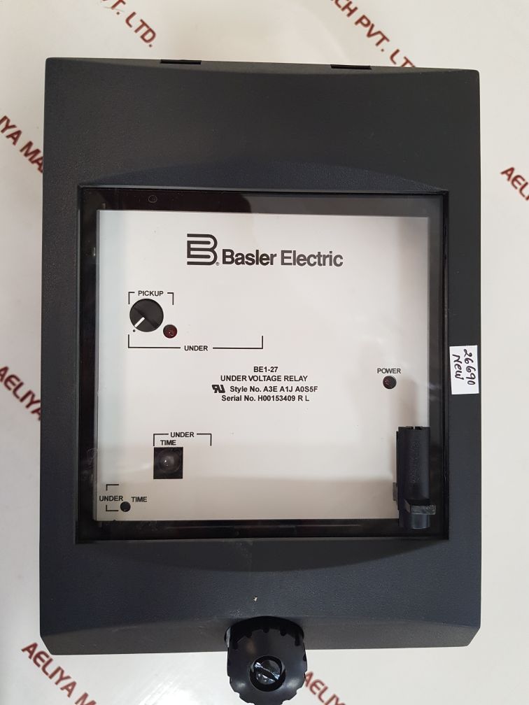 Basler electric be127 under voltage relay a3ea1ja0s5f