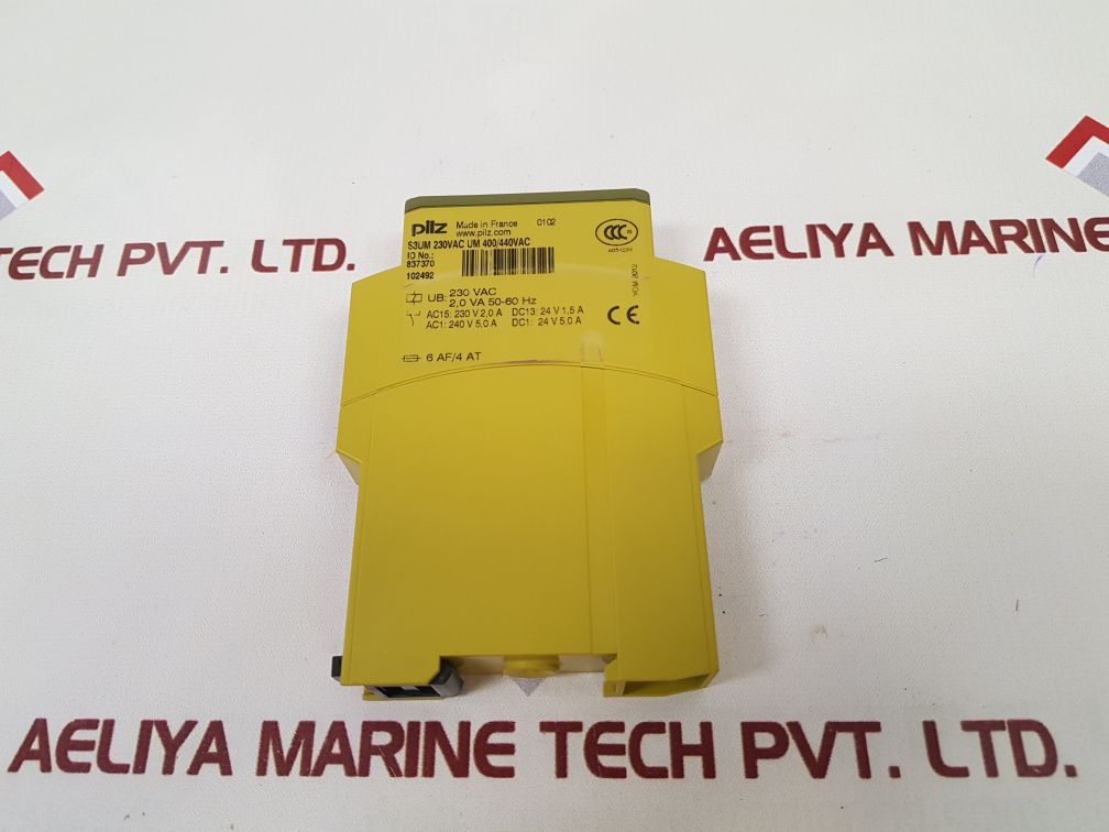 Pilz S3Um 230Vac Um 400/440Vac Monitoring Relay