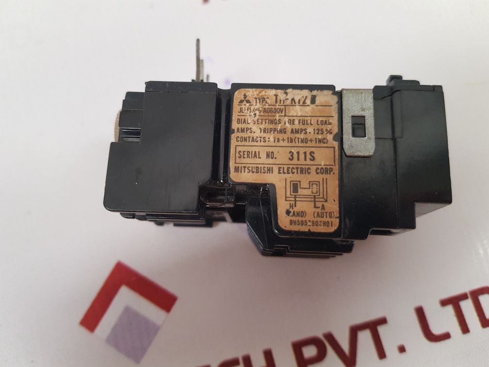 Mitsubishi Th-k12 Overload Relay