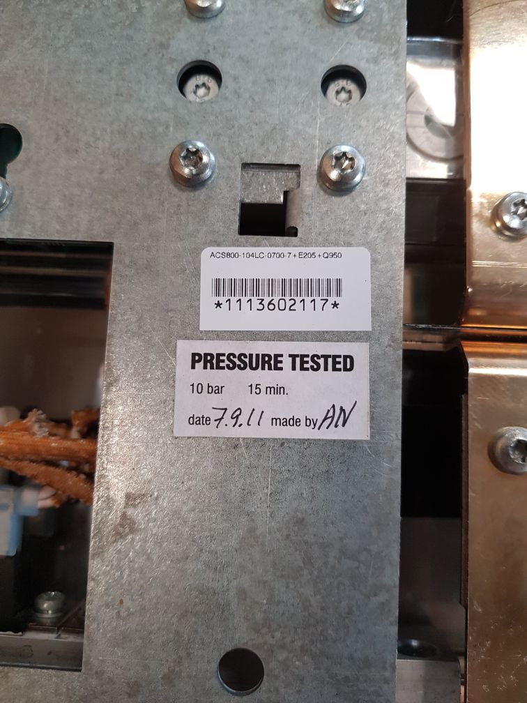 Abb acs800-104lc-0700-7+ e205 + q950 inverter unit