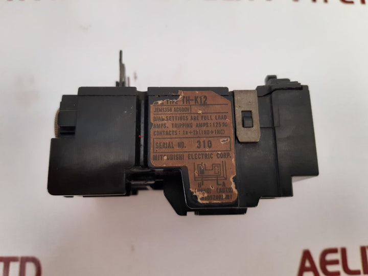 Mitsubishi Th-k12 Thermal Overload Relay