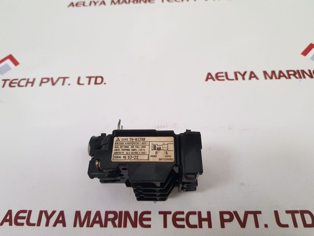 Mitsubishi Th-k12Ab Overload Relay