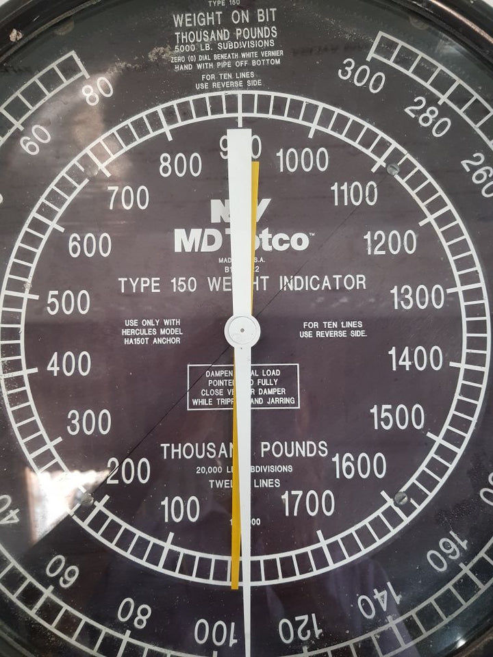 Nov Md Totco We3-18 Hydraulic Indicator
