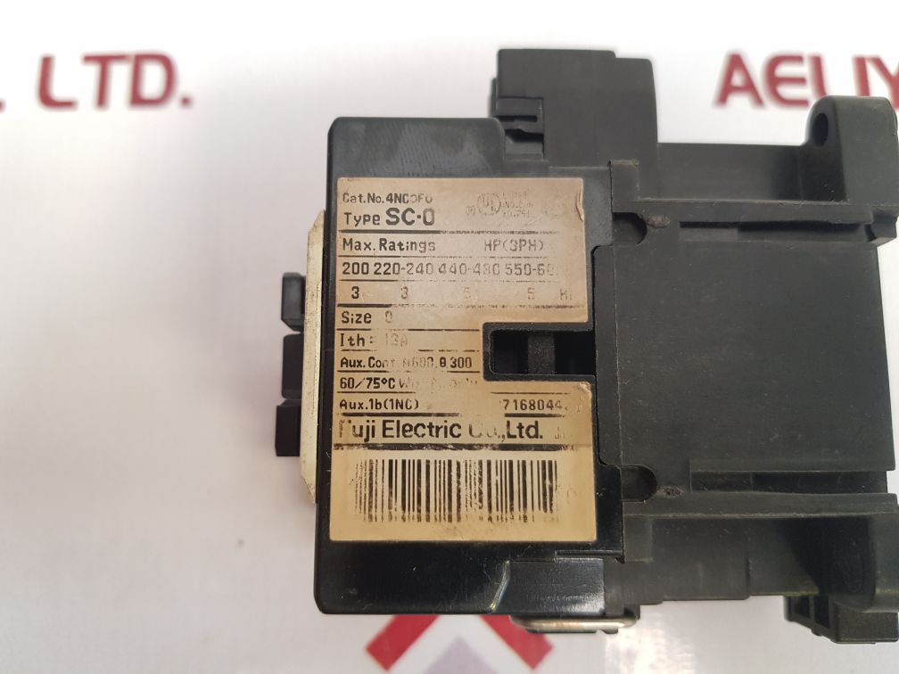 Fuji Electric Sc-0 [13] Contactor 4Nc0F0 Used