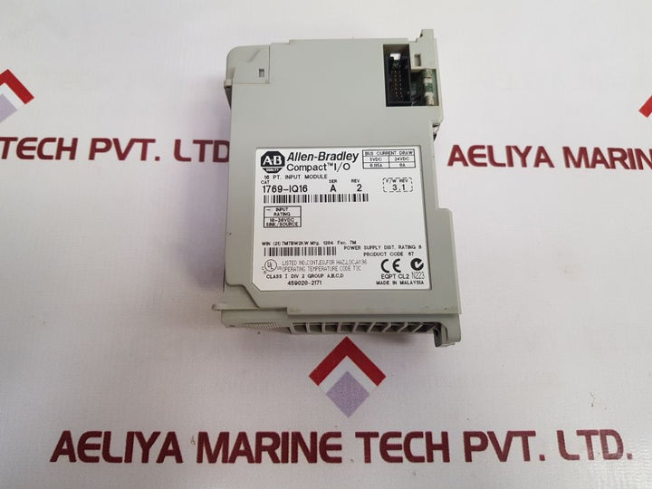 Allen-bradley 1769-iq16 Compact I/O 16 Pt. Input Module Ser.A Rev.2