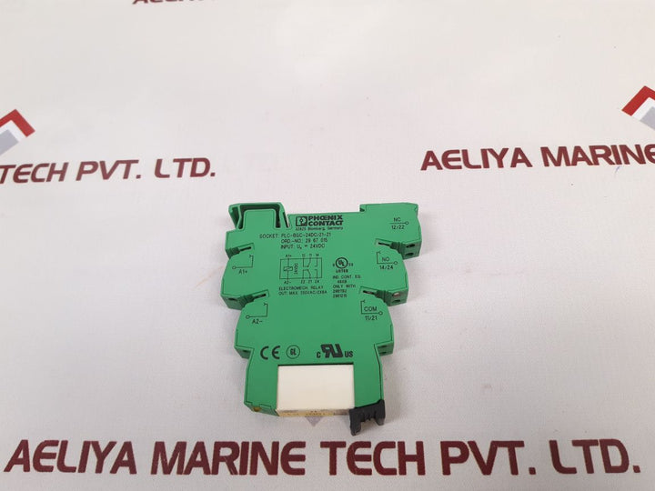 Phoenix Contact Plc-bsc-24Dc/21-21 Relay Socket 2967015