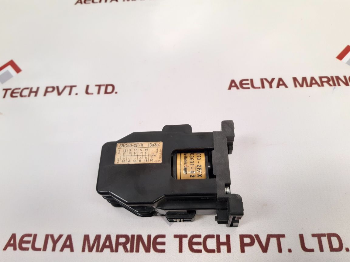 Fuji electric src50-2f/x (3a3b) auxiliary relay Used 