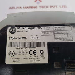 Allen-bradley 1764-24bwa micro logix 1500 base unit ser.b rev.a 