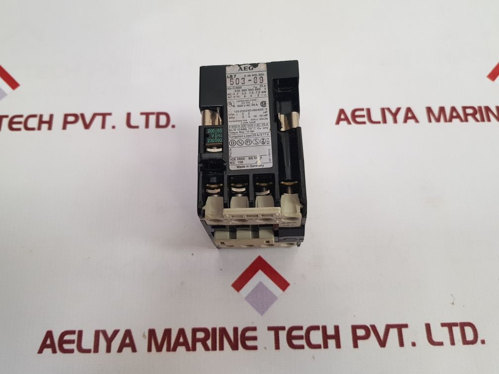 Aeg 910-302-503-89 Contactor Enr 910-302-503-89