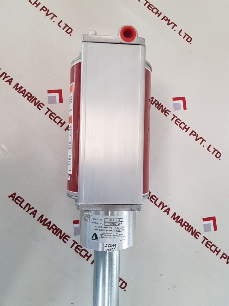 Alemite 9911-h1 pneumatic grease pump