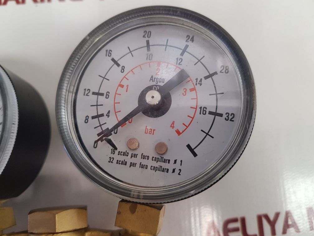 Mestriner 2Uni4401 twin gauge pressure regulator