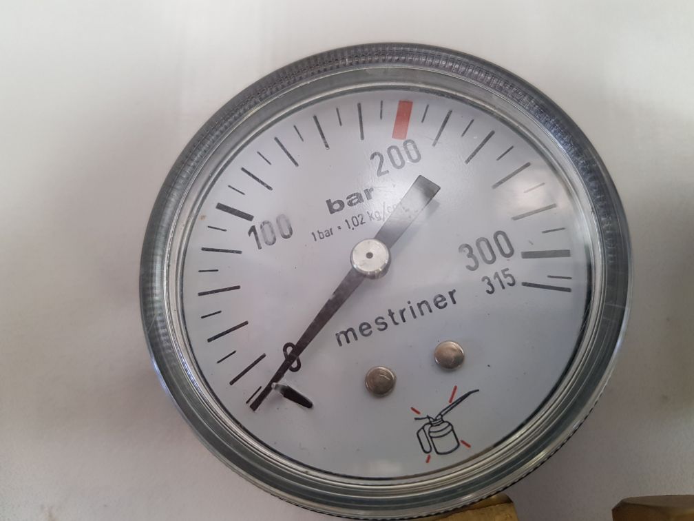 Mestriner 2Uni4401 twin gauge pressure regulator
