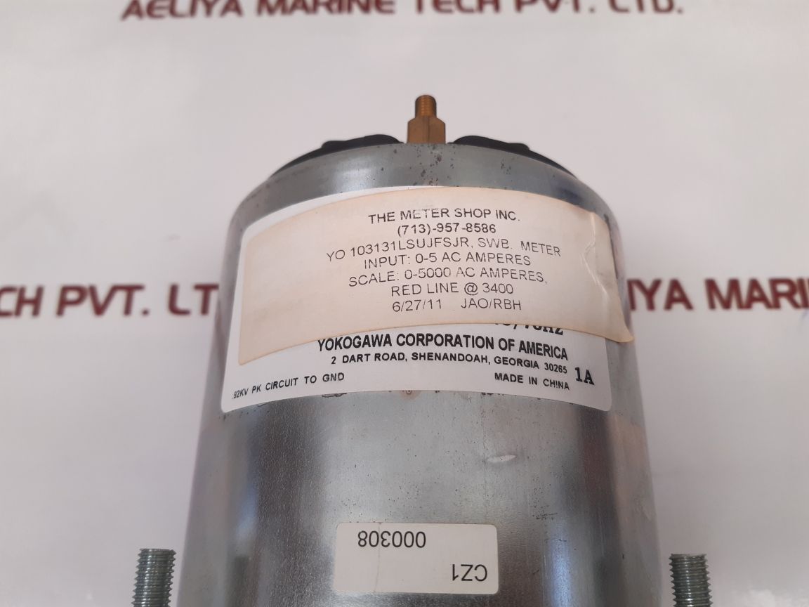 Yokogawa Yo 103131Lsujfsjr Ac Ampere Meter