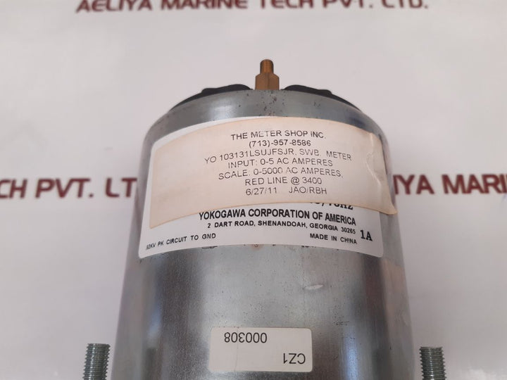 Yokogawa Yo 103131Lsujfsjr Ac Ampere Meter
