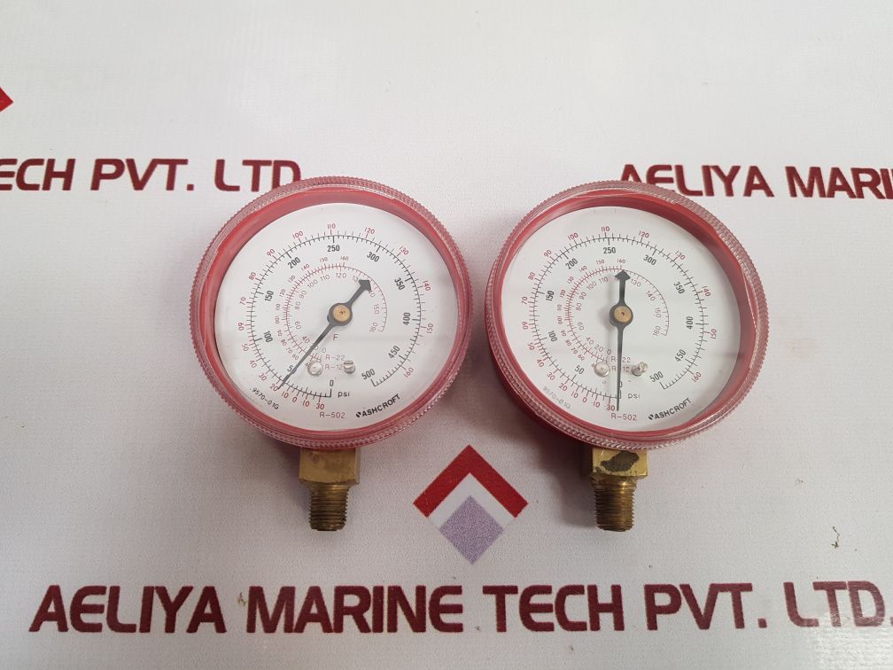 Ashcroft R-502 Pressure Psi Gauge 9570-01G