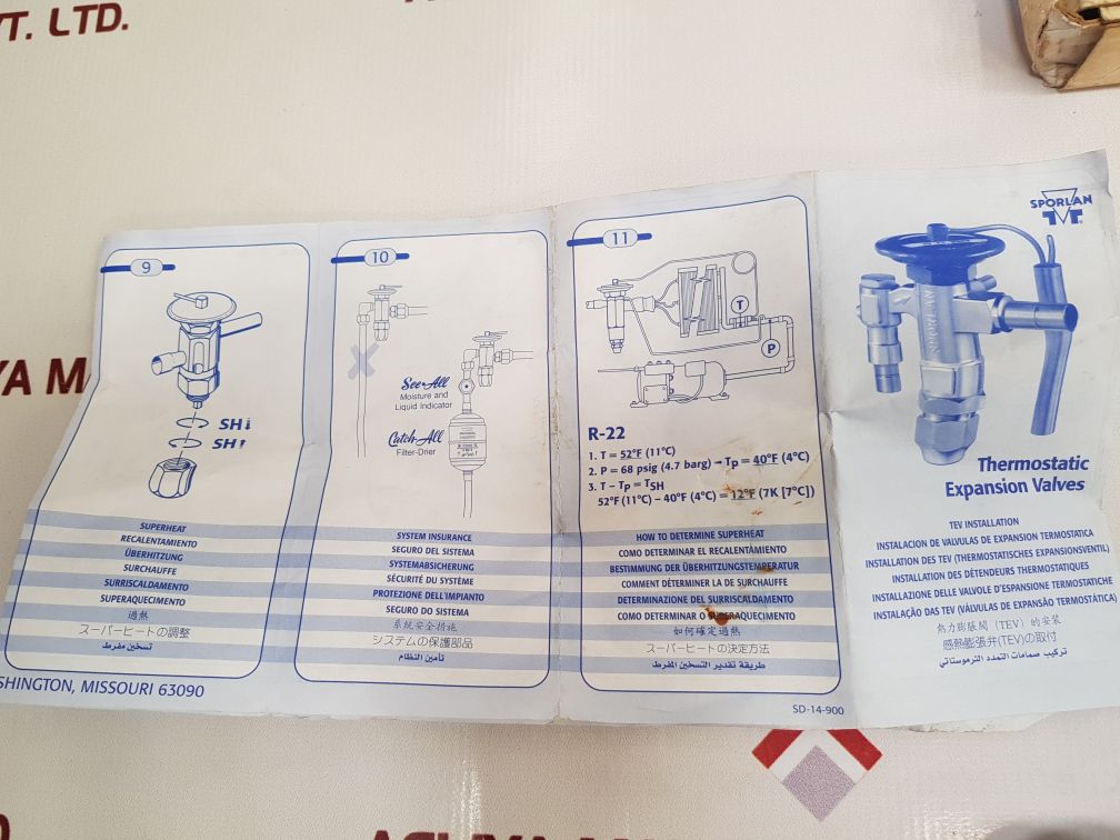 Sporlan Kt-83-vc Thermostatic Expansion Valve R-22