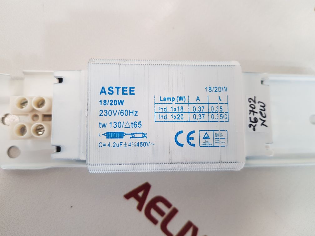 Astee 18/20w switch start ballast
