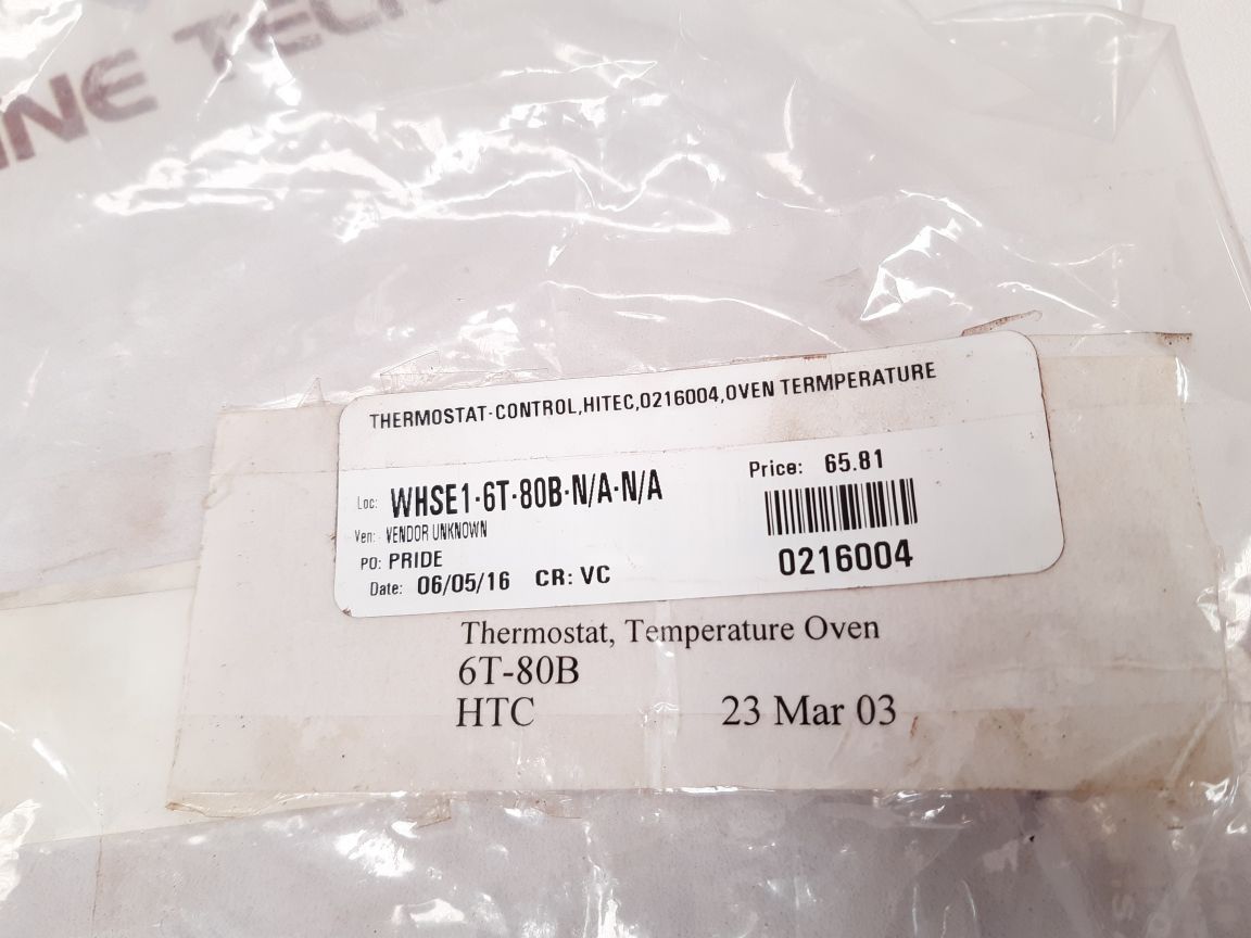 Invensys Sr-2-12 Thermostat