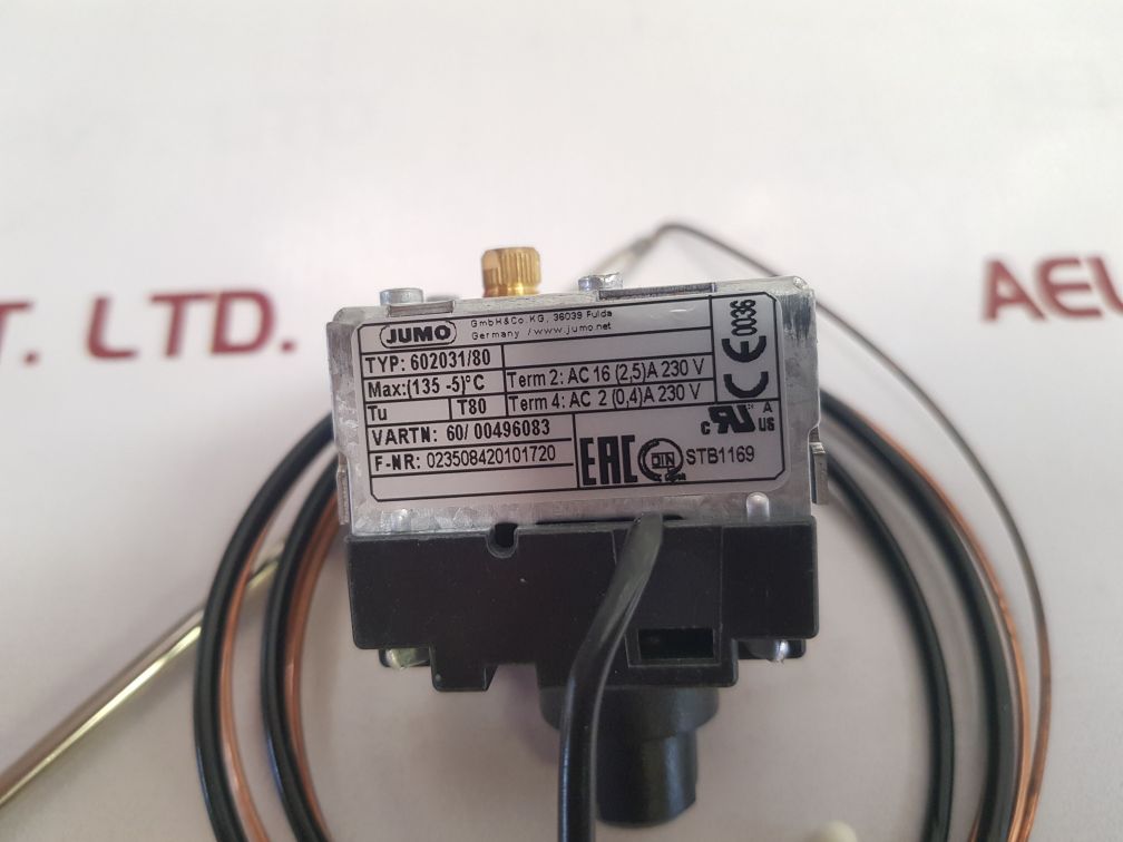 Jumo 602031/80 thermostat 