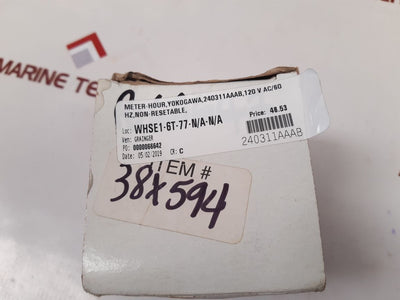 Honeywell/Yokogawa 38X594 Hour Meter