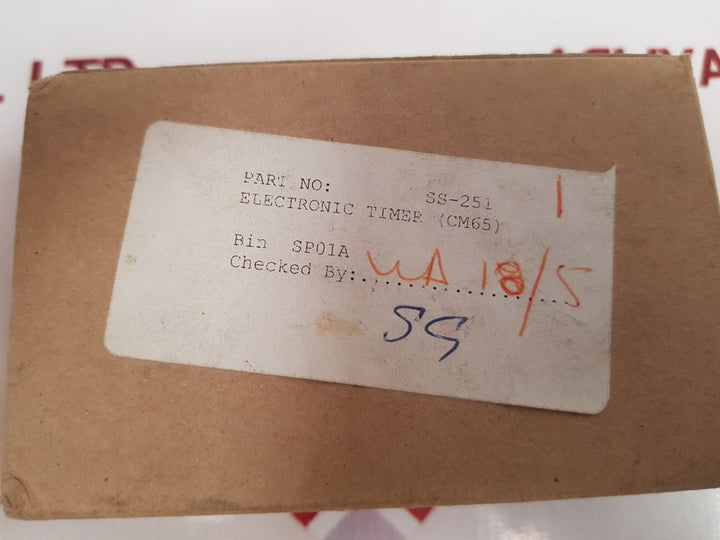 Elettromeccanica C.D.C Cm65/G Electronic Timer Ss-251