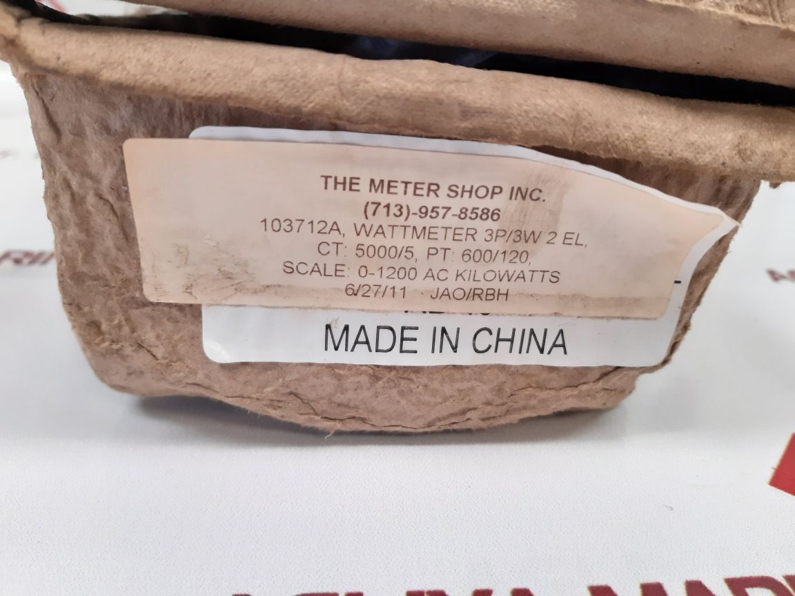 Yokogawa 103712A Meter 0-1200 Ac Kilowatts