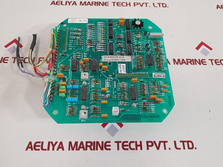 Saab marine 9150021-702a pcb card pb103
