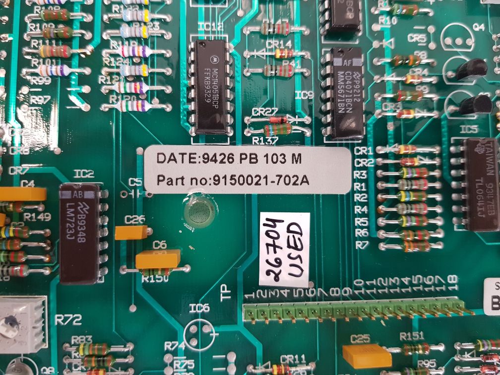 Saab marine 9150021-702a pcb card pb103
