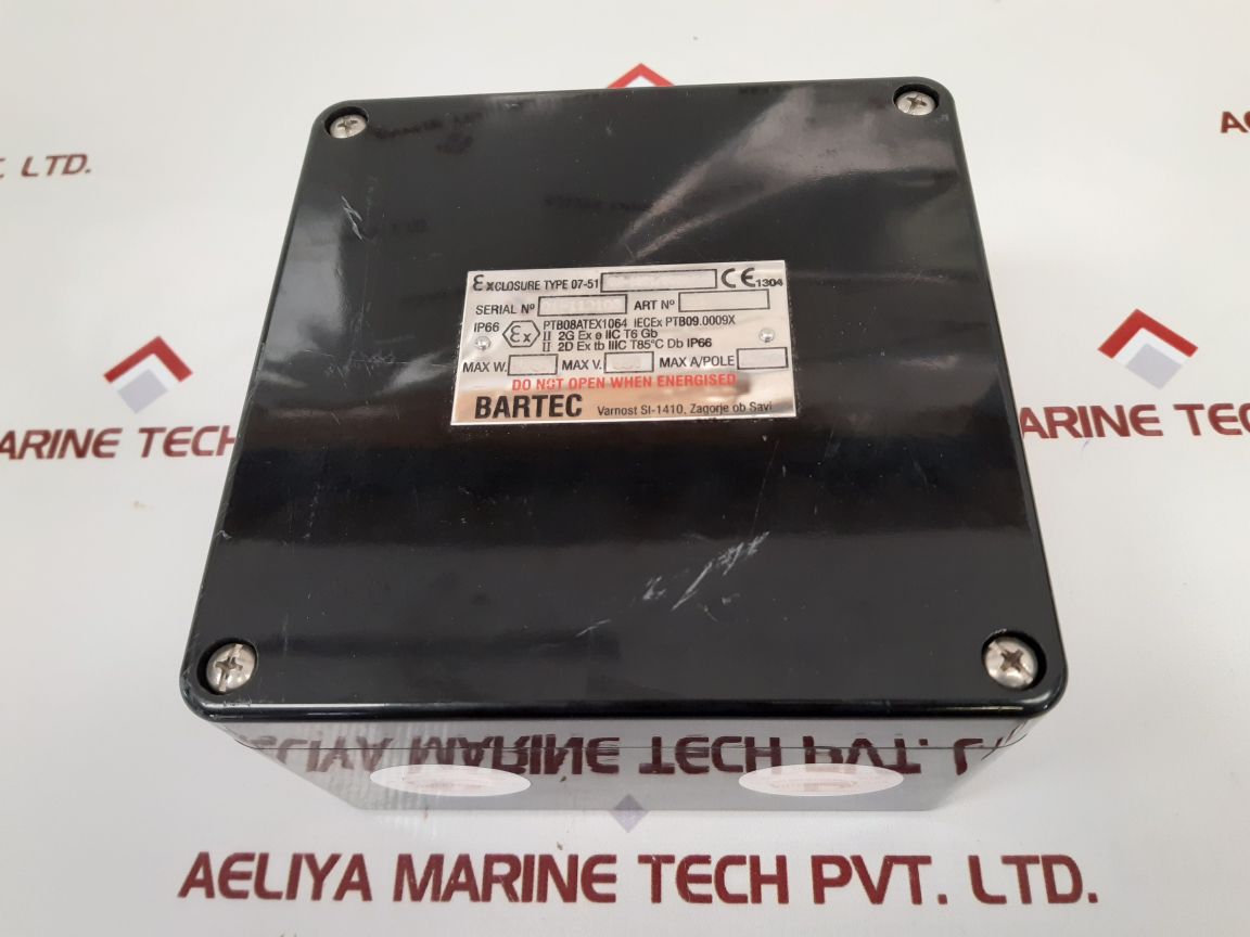 Bartec 07-51 03-1601/6090/16 Junction Box