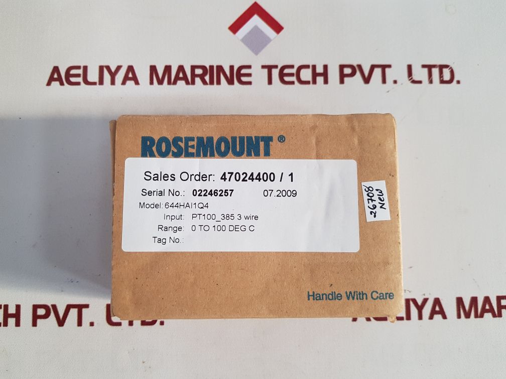 Rosemount 644hai1q4 temperature transmitter 00644-6402-2005