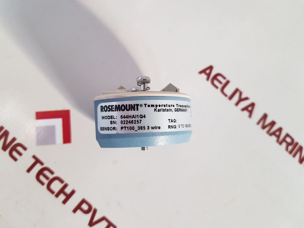 Rosemount 644hai1q4 temperature transmitter 00644-6402-2005 – Aeliya ...