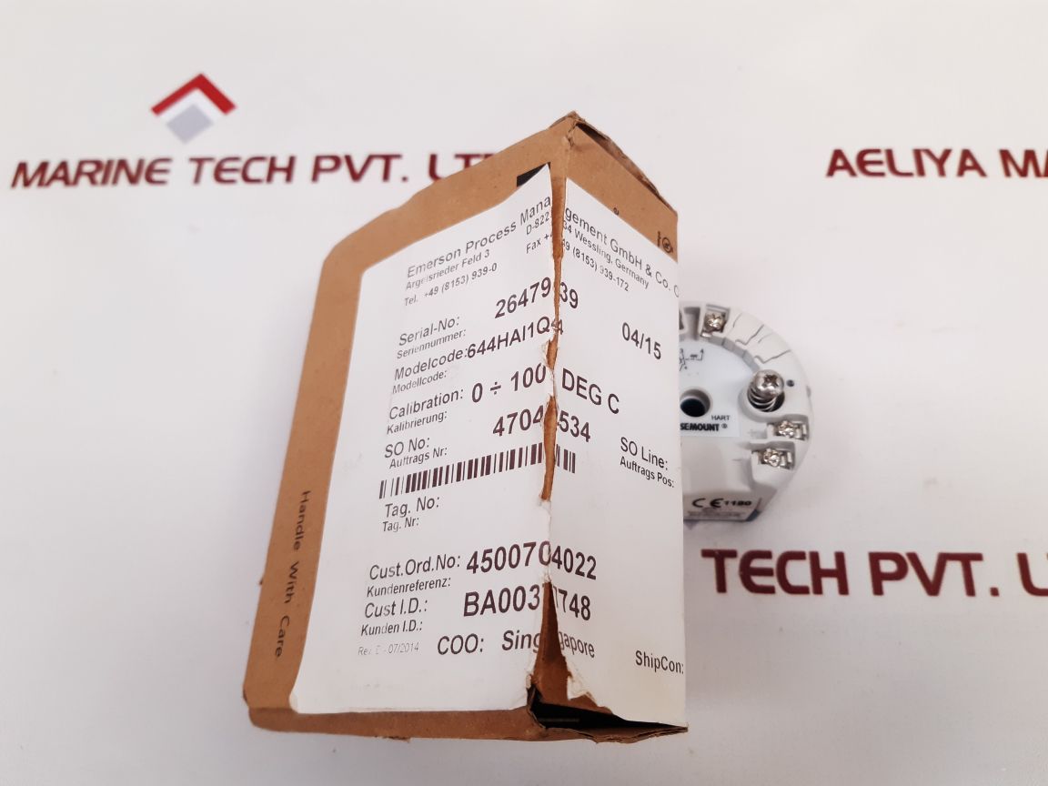 Rosemount 644Hai1Q4 Temperature Transmitter 644