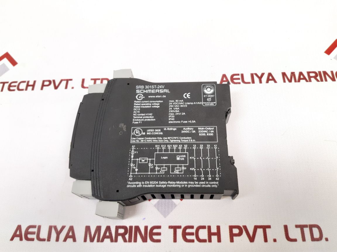 Schmersal Srb 301St-24V Safety Monitoring Relay