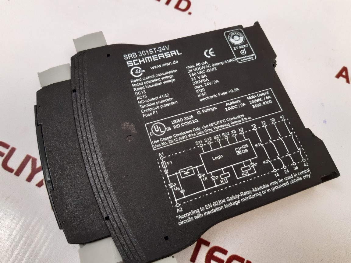 Schmersal Srb 301St-24V Safety Monitoring Relay