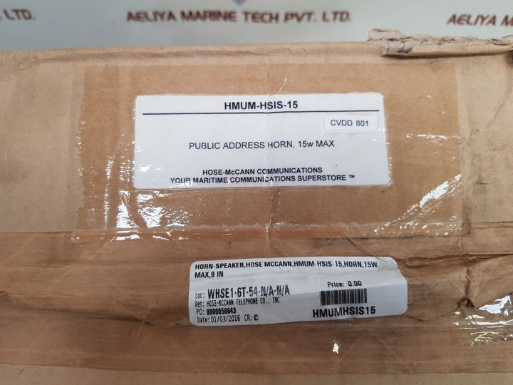 Hose-mccann Hmum-hsis-15 Horn-speaker
