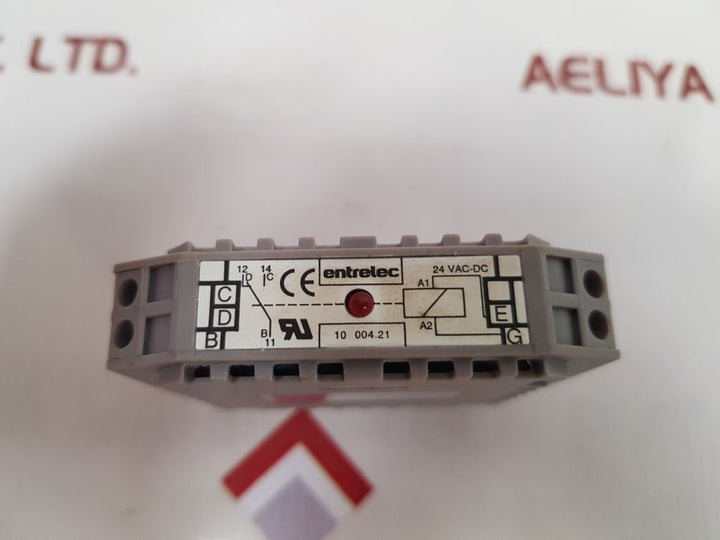 Entrelec 10 004.21 relay interface module 