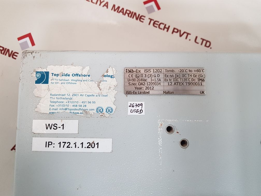 Isis-ex isis 1202 touch screen pc