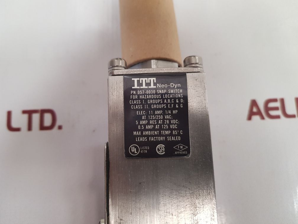 Itt Neo-dyn 132P41C6Bh Pressure Switch
