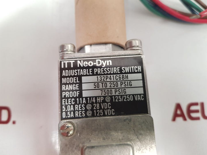 Itt Neo-dyn 132P41C6Bh Pressure Switch