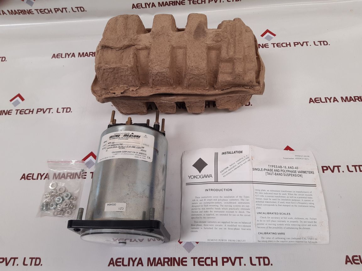 Yokogawa 103281Ataj7Dgc Kilovars Meter

