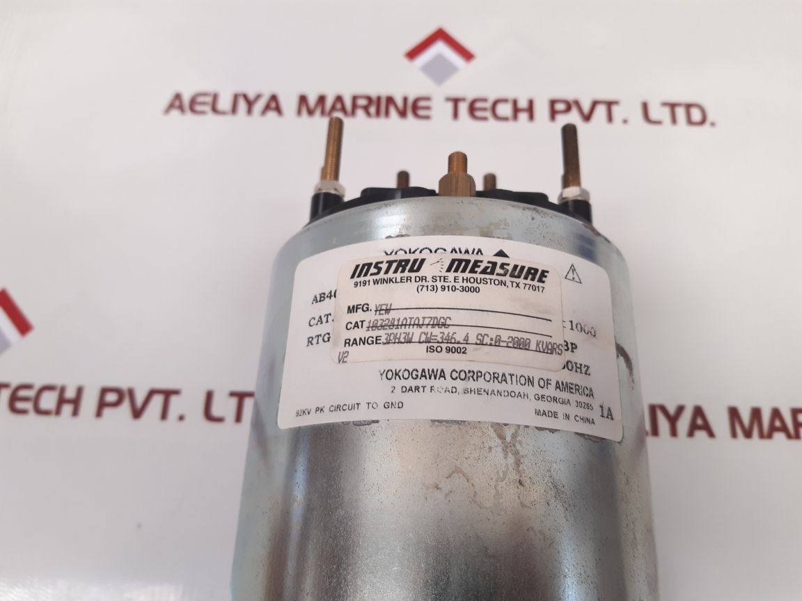 Yokogawa 103281Ataj7Dgc Kilovars Meter
